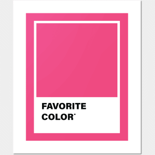 FAVORITE COLOR Posters and Art